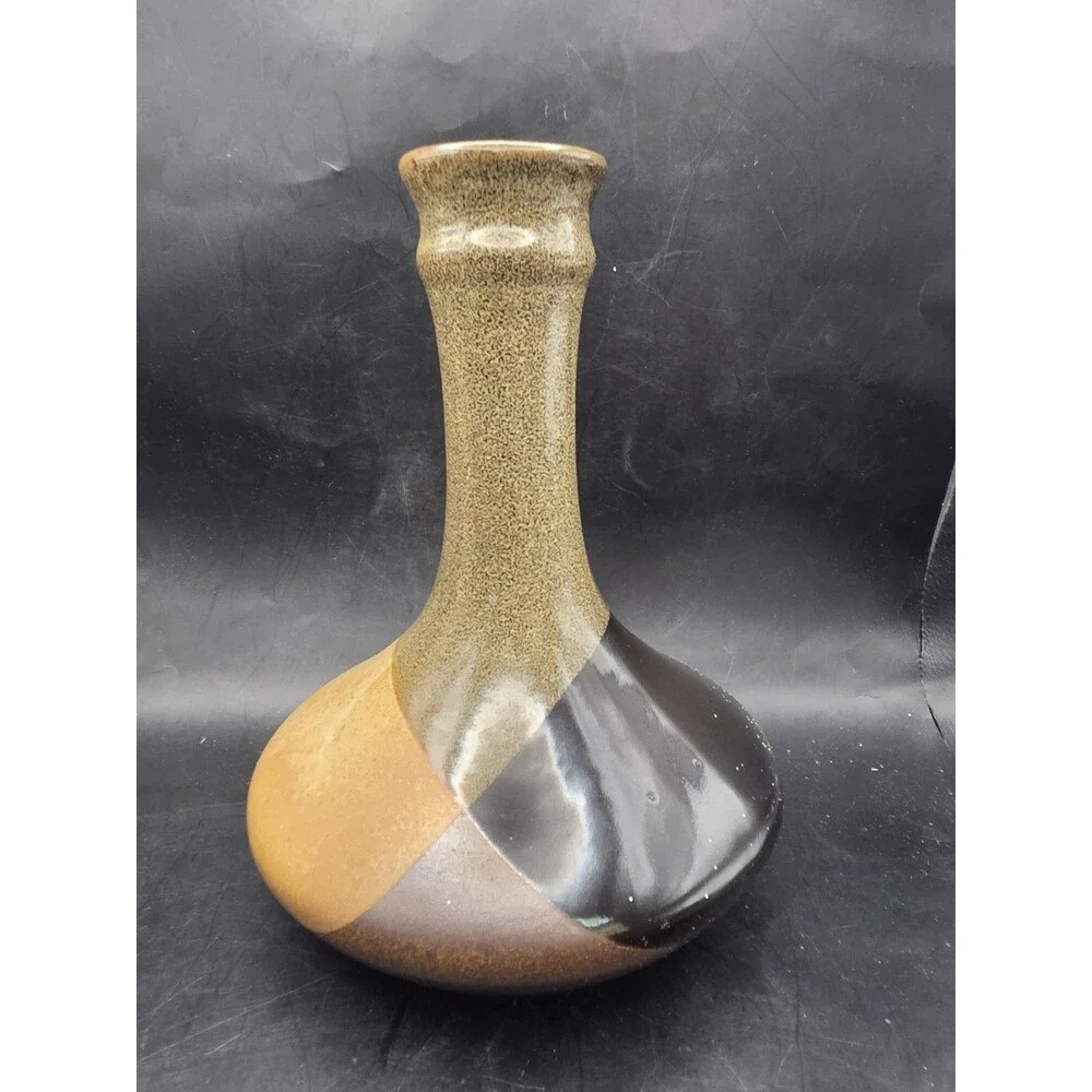 Robert Maxwell Pottery Craft USA MCM Midcentury Modern Decanter Vase No Cork